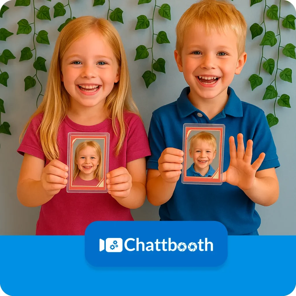 Trading Cards Photo Booth rentals in Chattanooga