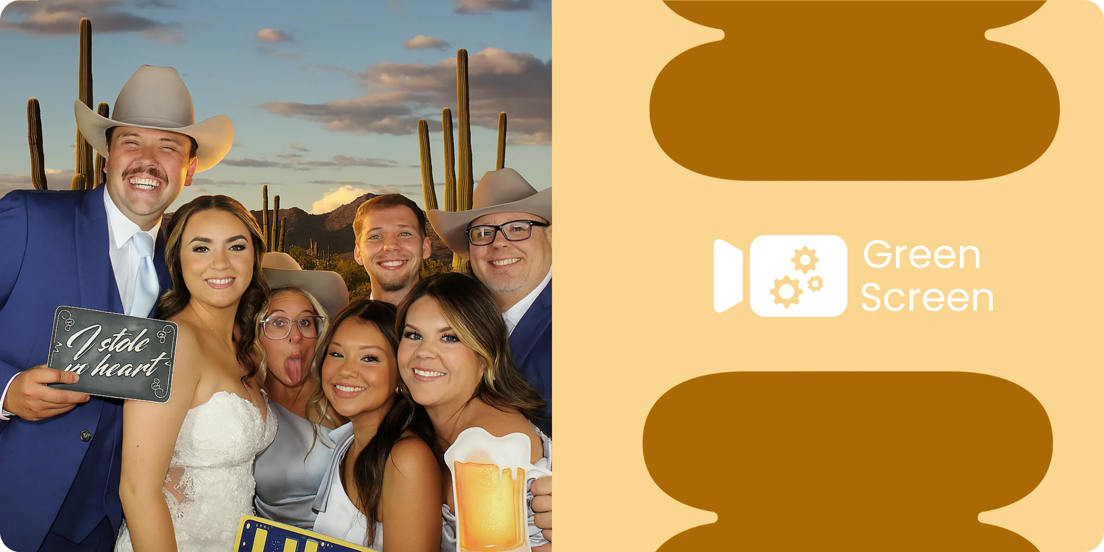 Green Screen Photo Booth rentals in Chattanooga