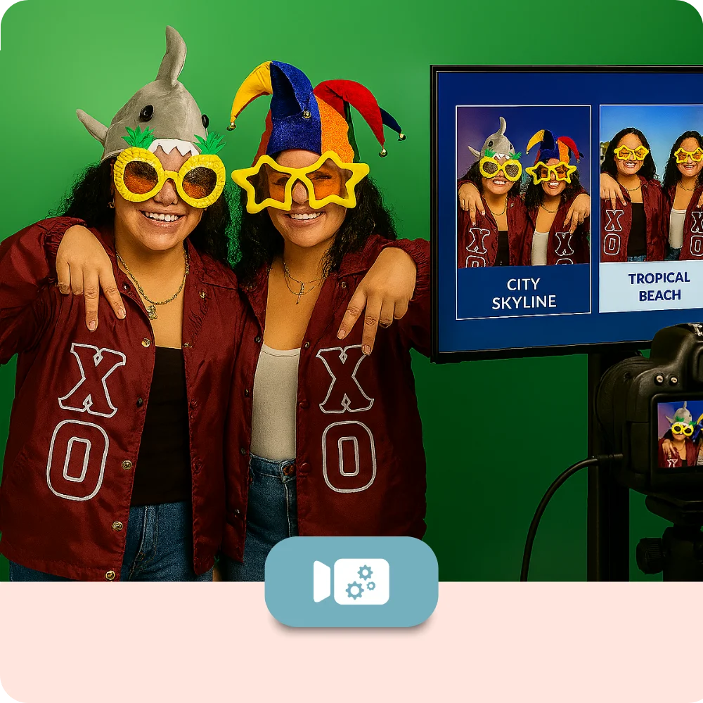 Green Screen Photo Booth rentals in Chattanooga