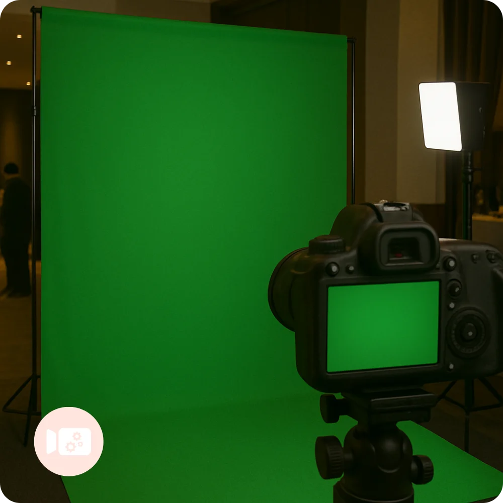 Green Screen Photo Booth rentals in Chattanooga